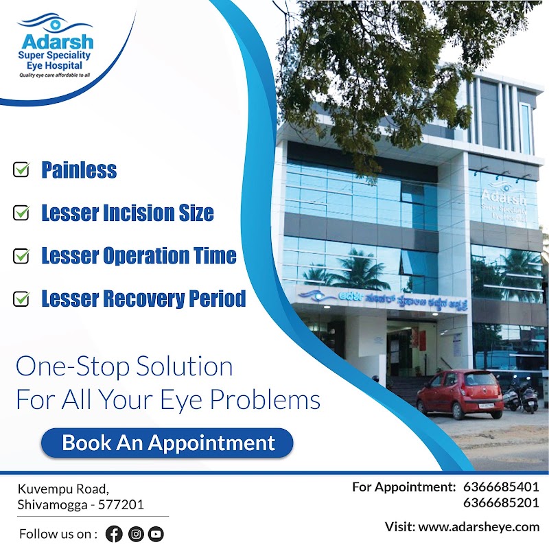 Adarsh Super Speciality Eye Hospital Shimoga